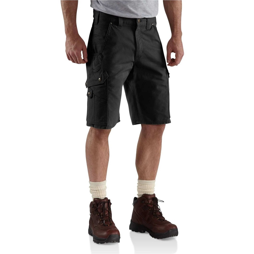 Carhartt Ripstop Cargo 11" Relaxed Shorts Black Size 36 New With Tags